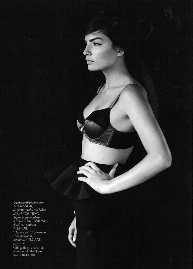 GIOIA MAGAZINE: ALYSSA MILLER IN "ALYSSA IN PRIVATO" BY PHOTOGRAPHER LAURENCE ELLI