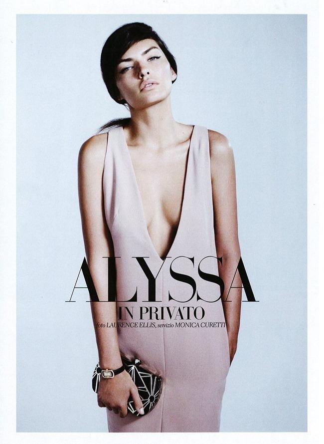 GIOIA MAGAZINE: ALYSSA MILLER IN "ALYSSA IN PRIVATO" BY PHOTOGRAPHER LAURENCE ELLI