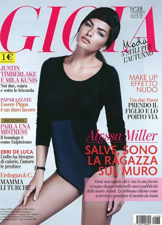 GIOIA MAGAZINE: ALYSSA MILLER IN "ALYSSA IN PRIVATO" BY PHOTOGRAPHER LAURENCE ELLI