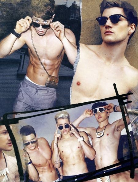 WINQ MAGAZINE: LEEBO FREEMAN IN "SOME TIME WITH THE GUYS" BY PHOTOGRAPHER PANTELIS