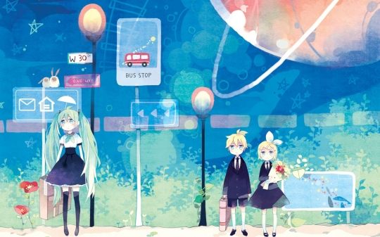 พื้นหลัง Vocaloid สวยๆ