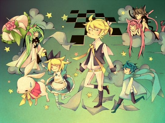 พื้นหลัง Vocaloid สวยๆ