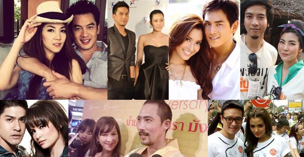 คู่รักดารา ต่อคิวเข้าประตูวิวาห์ ปี 2555