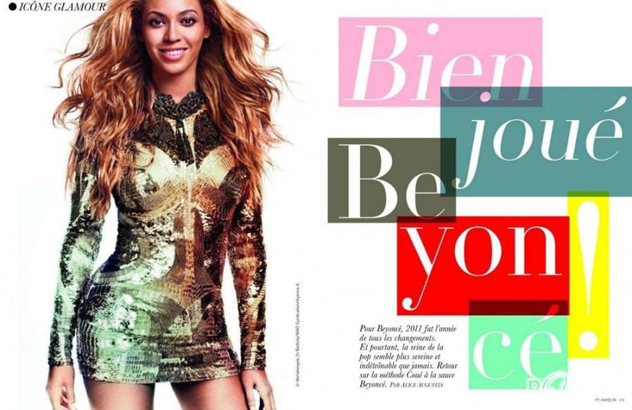 Beyonce @ Glamour France February 2012
