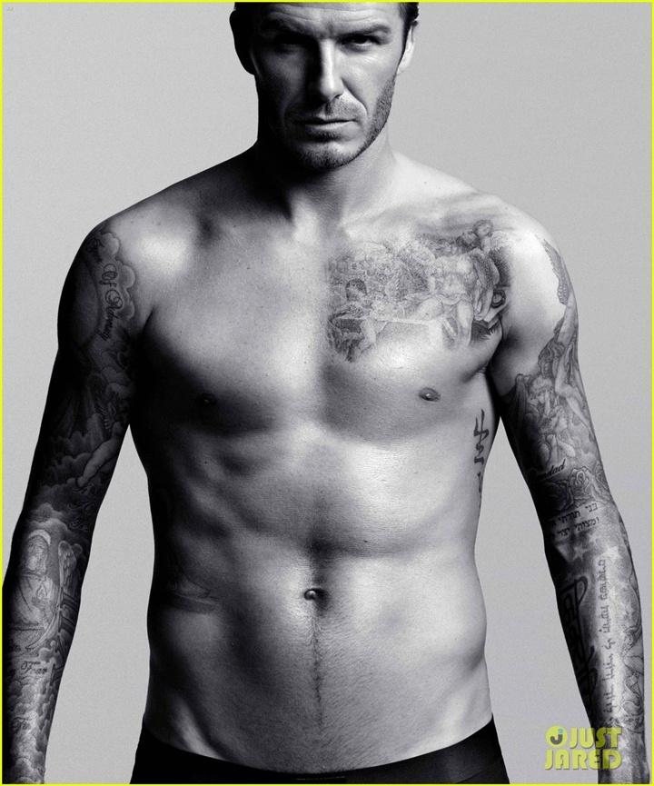 David Beckham Shirtless Pics for Bodywear Line!