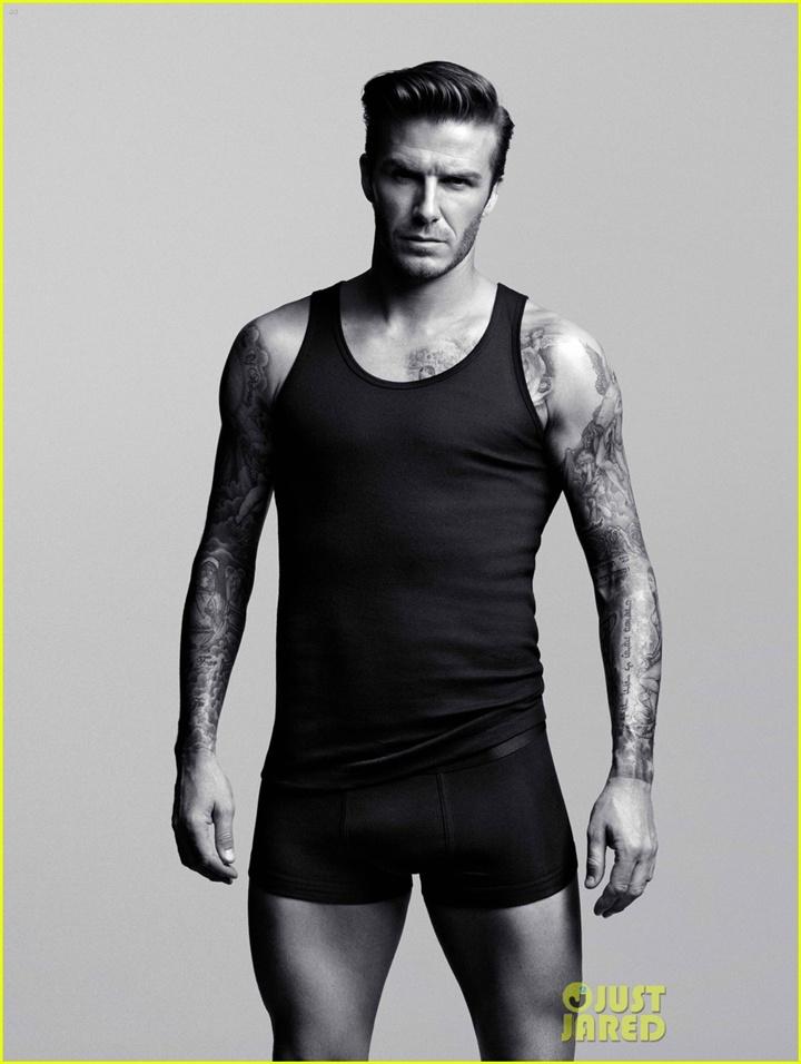 David Beckham Shirtless Pics for Bodywear Line!