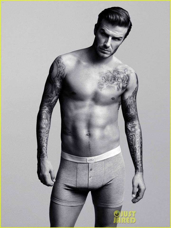 David Beckham Shirtless Pics for Bodywear Line!