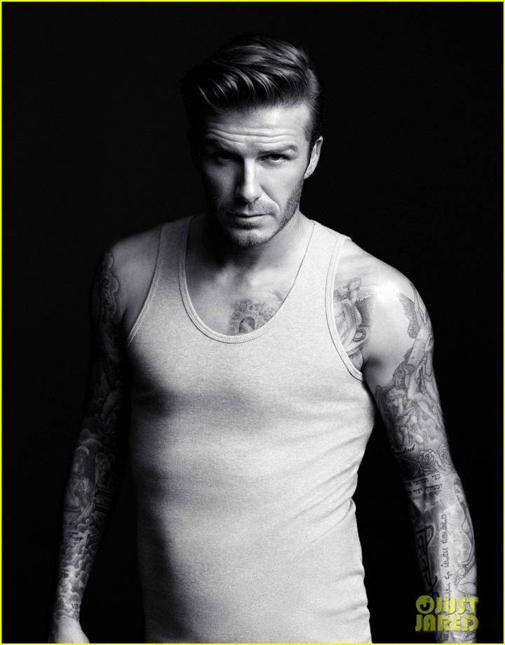 David Beckham Shirtless Pics for Bodywear Line!