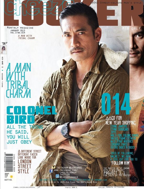 พันโท วันชนะ สวัสดี (ผู้พัน เบิร์ด) @ CHEEZE LOOKER vol.2 no.14 January 2012