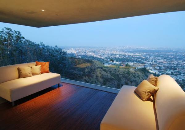 Designer House in Hollywood Hills - priceless panoramic city-to-ocean views for $5 million