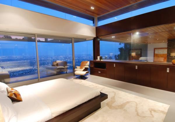 Designer House in Hollywood Hills - priceless panoramic city-to-ocean views for $5 million