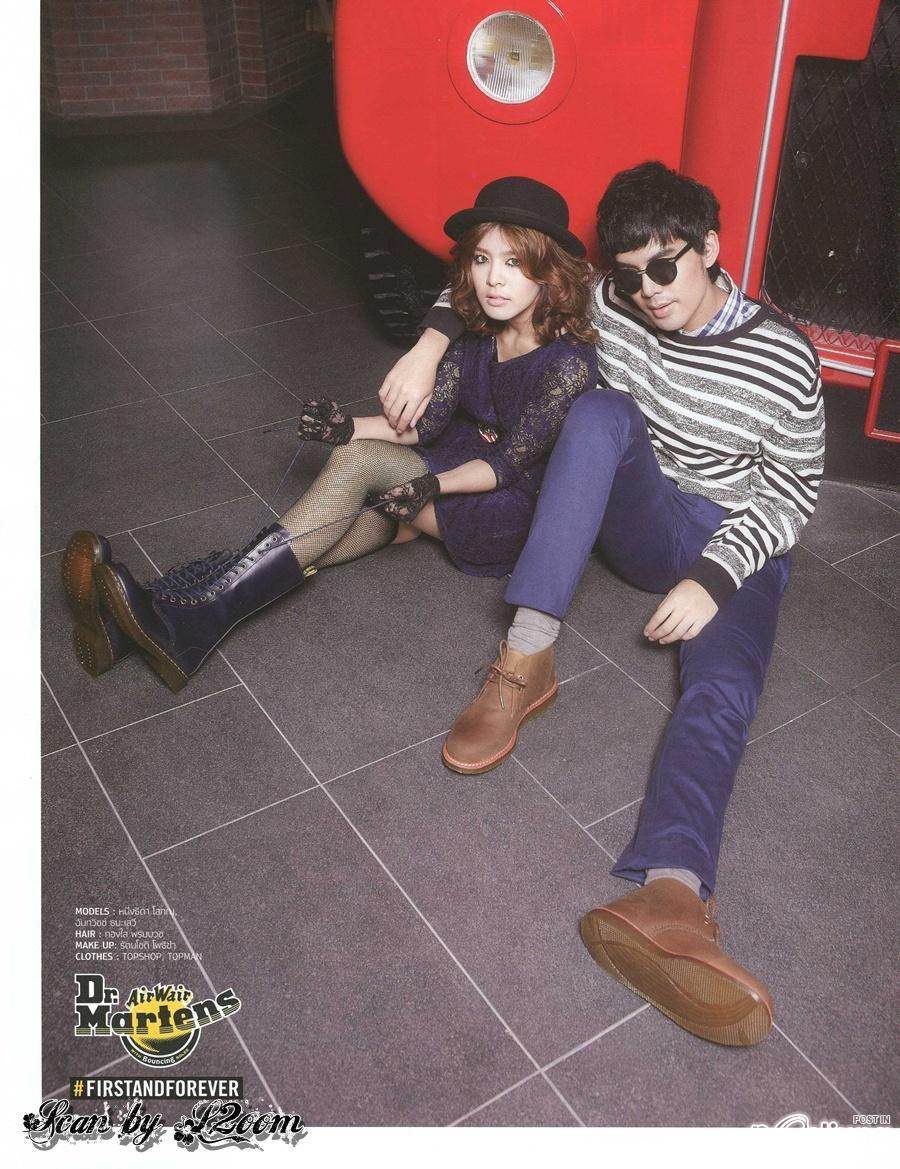 หนูนา-หนึ่งธิดา & เต๋อ-ฉันทวิชช์ @ HAMBURGER vol.10 no.162 December 2011