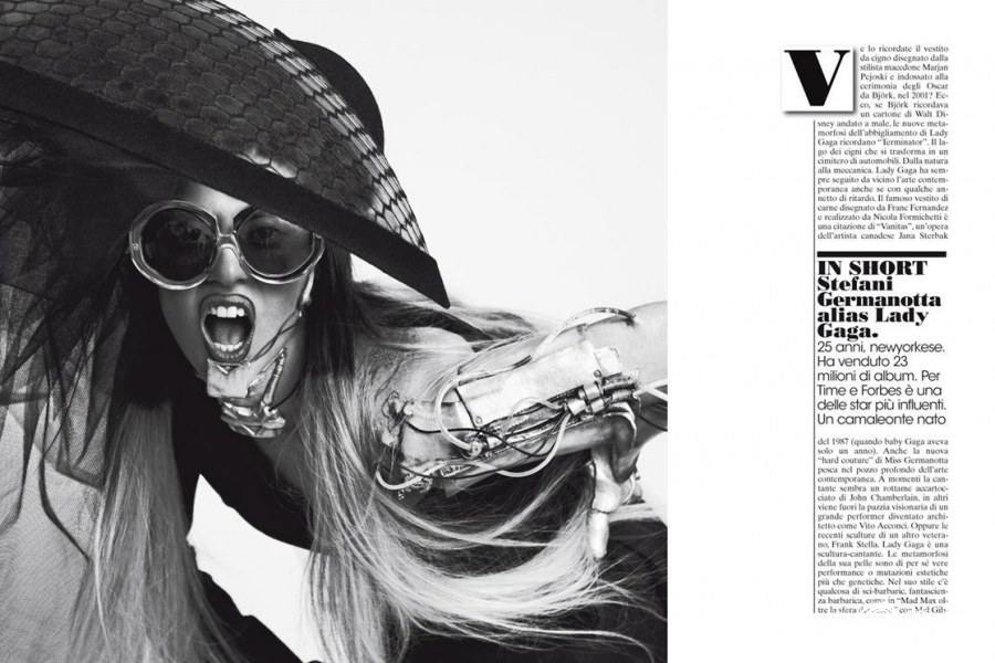 LADY GAGA @ L'Uomo Vogue Italia January 2012