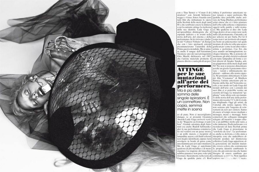LADY GAGA @ L'Uomo Vogue Italia January 2012