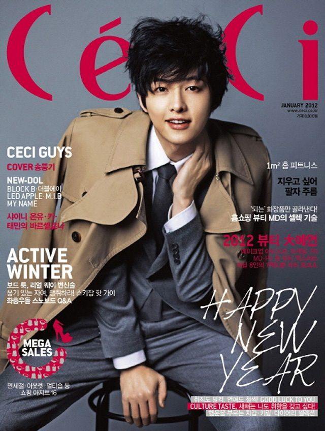 Song Joong Ki @ CeCi Magazine January 2012