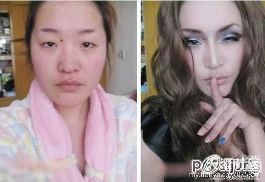 อึ้ง สาวจีนใช้เทคนิคแต่งหน้า สวยได้ไม่พึ่งศัลยกรรม