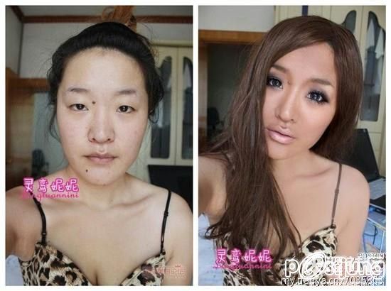 อึ้ง สาวจีนใช้เทคนิคแต่งหน้า สวยได้ไม่พึ่งศัลยกรรม