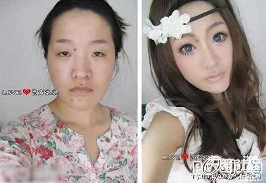 อึ้ง สาวจีนใช้เทคนิคแต่งหน้า สวยได้ไม่พึ่งศัลยกรรม