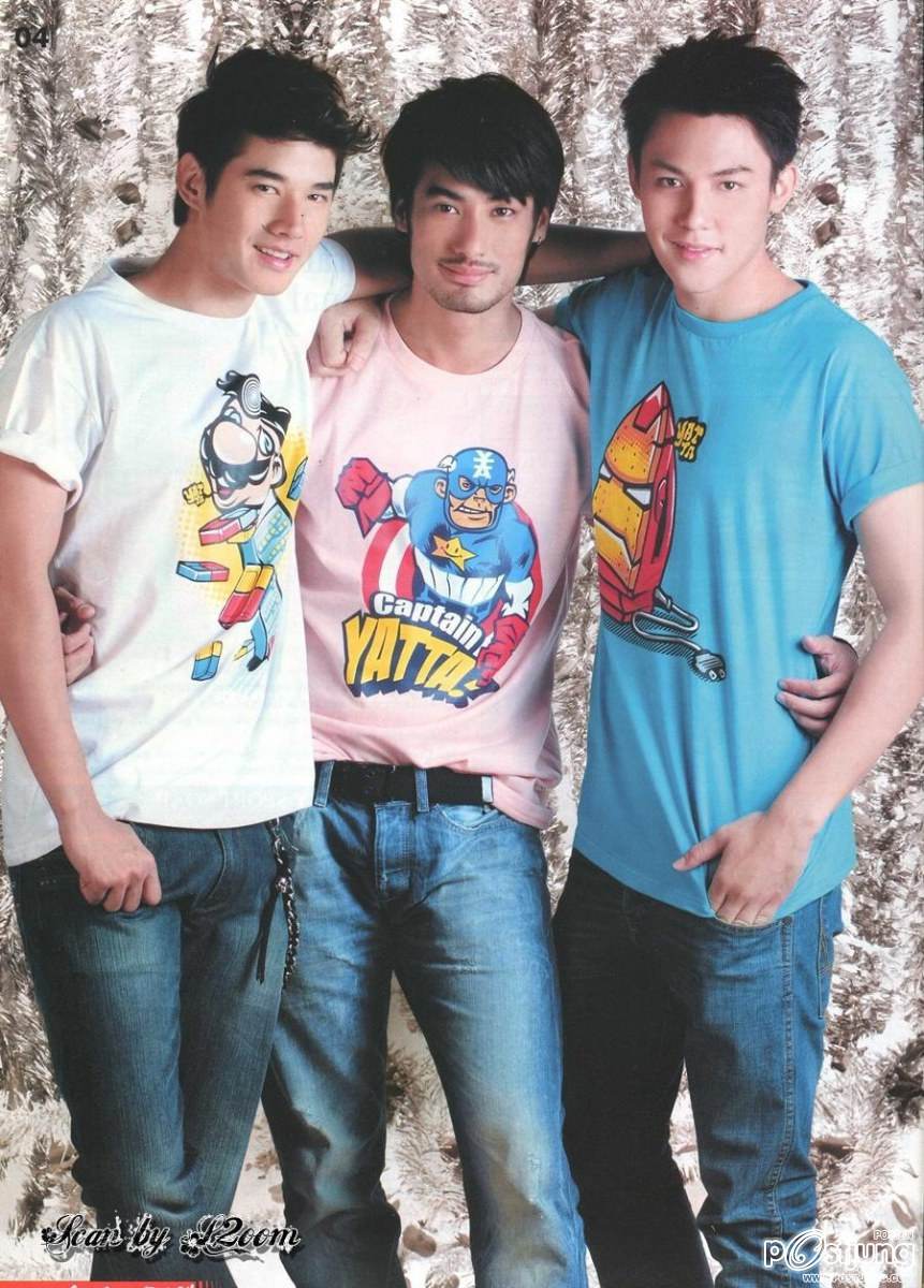 มิ้นต์-ชาลิดา / บอย-ปกรณ์ / หมาก-ปริญ / มาริโอ้ @ ภาพยนตร์บันเทิง vol.38 no.1819 January 2012