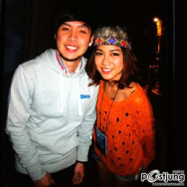 กิ่ง เหมือนแพร กับคิมจองฮุนที่เกาหลี