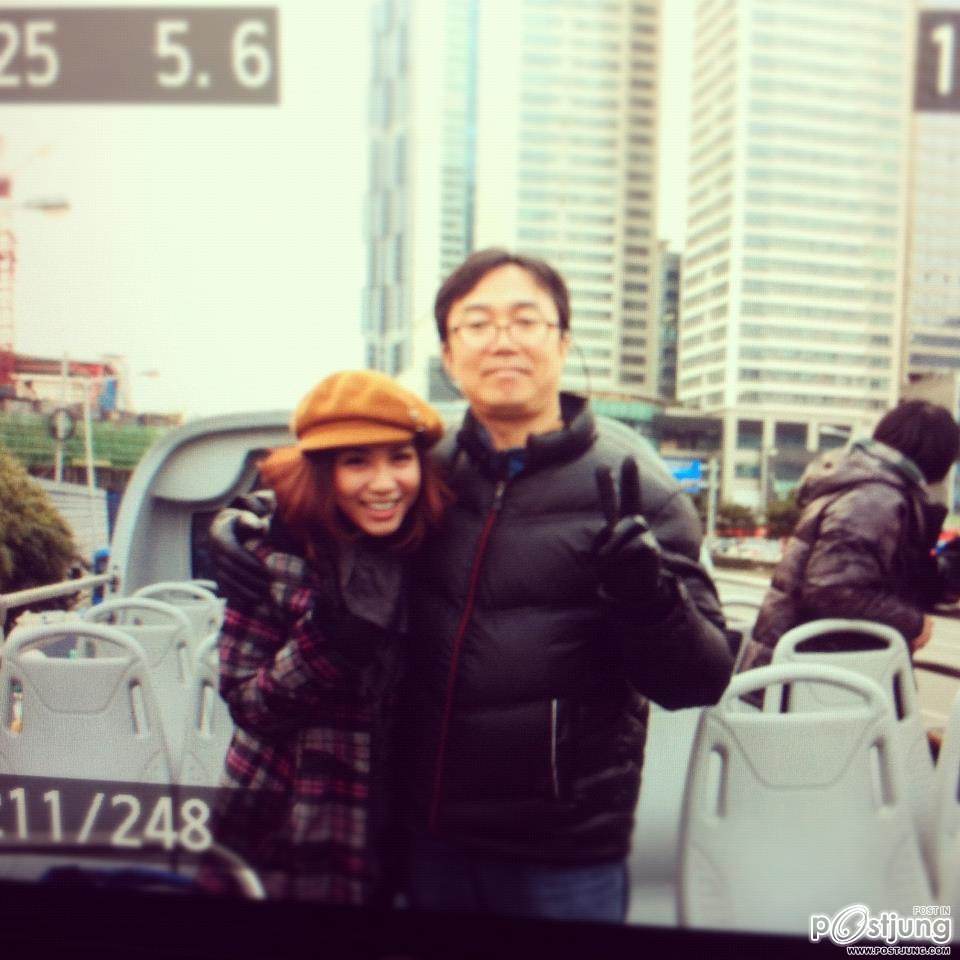 กิ่ง เหมือนแพร กับคิมจองฮุนที่เกาหลี