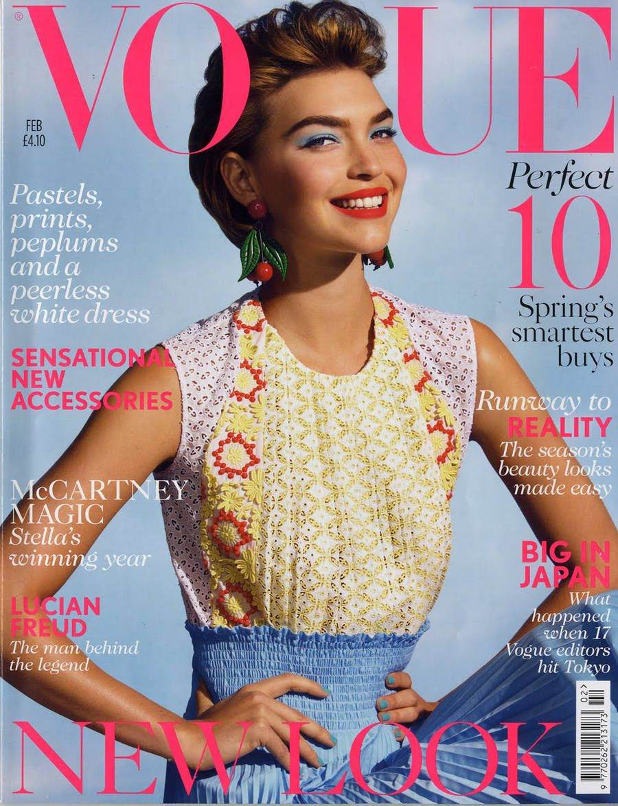 Arizona Muse @ Vogue UK February 2012