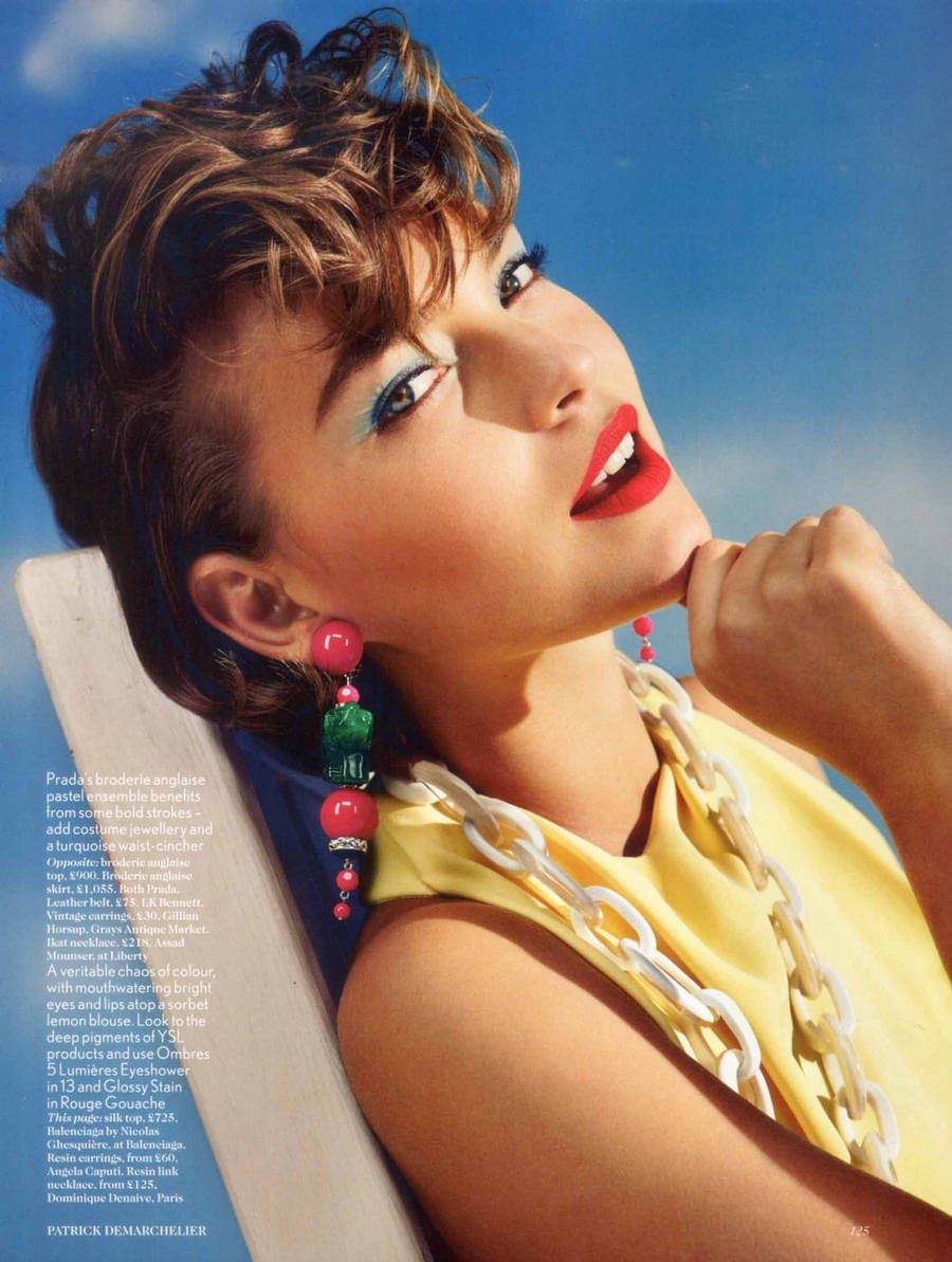 Arizona Muse @ Vogue UK February 2012