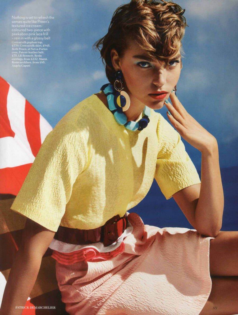 Arizona Muse @ Vogue UK February 2012