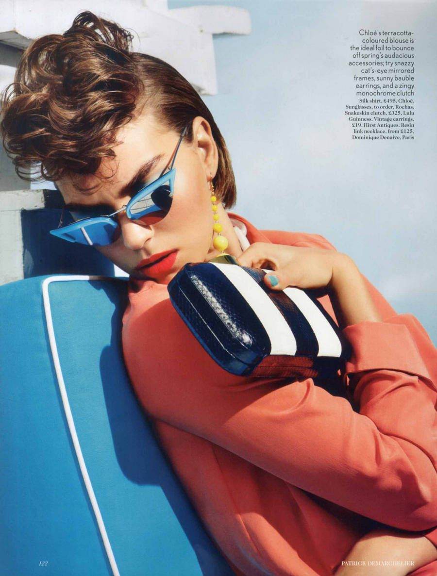 Arizona Muse @ Vogue UK February 2012