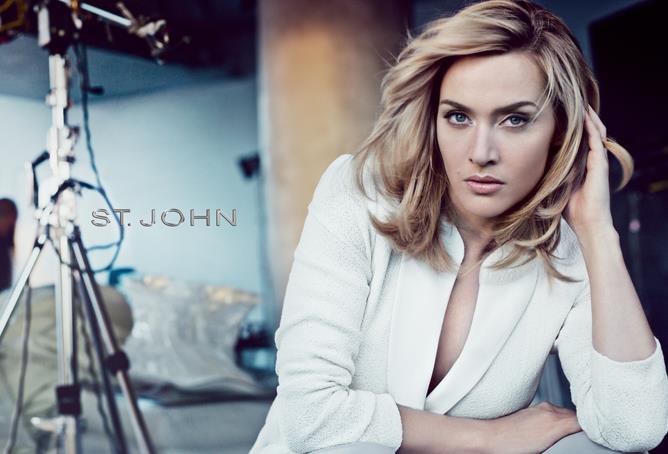 Kate Winslet @ St John Knit&rsquo;s SpringSummer 2012 Campaign