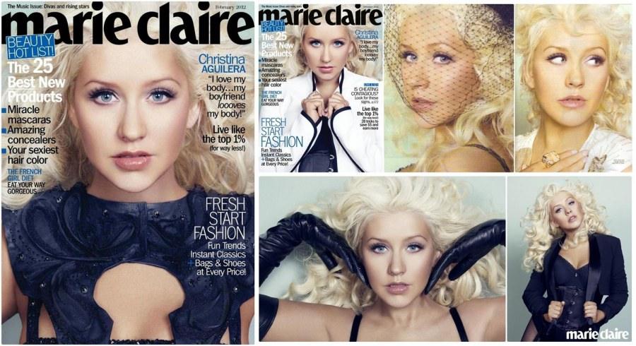 Christina Aguilera @ Marie Claire US February 2012