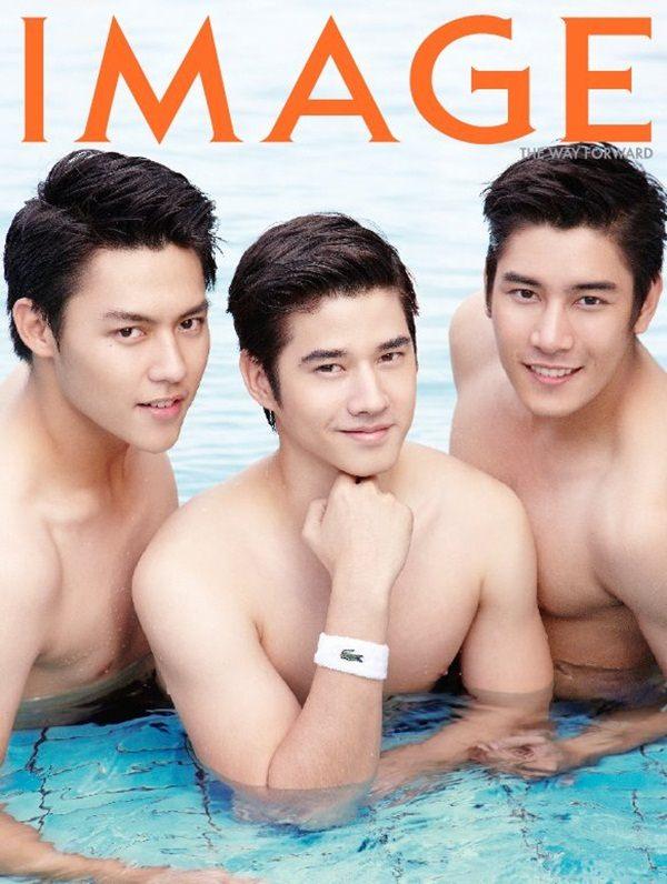 มาริโอ้ / หมาก-ปริญ/ เคน-ภูภูมิ @ IMAGE vol.25 no.1 January 2012