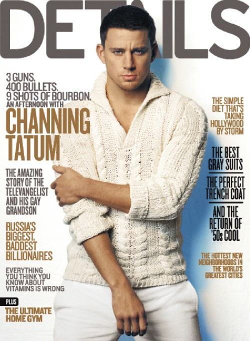 Channing Tatum @ Details Magazine February 2012