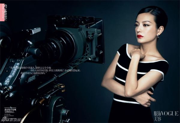 Vicky Zhao @ Vogue china February 2012