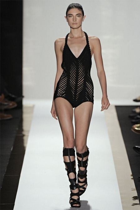 NEW YORK FASHION WEEK: HERVE LEGER BY MAX AZRIA SPRING 2012