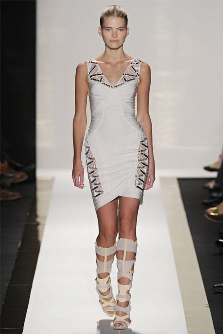 NEW YORK FASHION WEEK: HERVE LEGER BY MAX AZRIA SPRING 2012