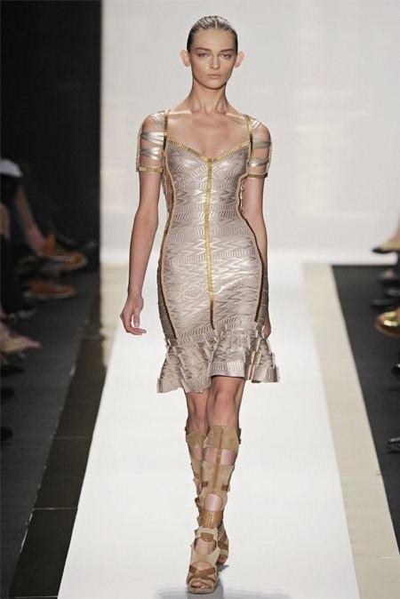 NEW YORK FASHION WEEK: HERVE LEGER BY MAX AZRIA SPRING 2012