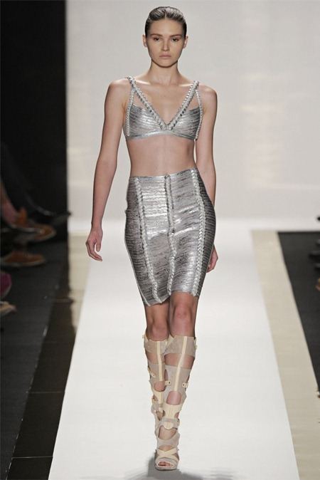 NEW YORK FASHION WEEK: HERVE LEGER BY MAX AZRIA SPRING 2012