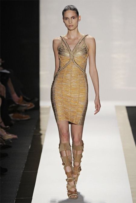 NEW YORK FASHION WEEK: HERVE LEGER BY MAX AZRIA SPRING 2012