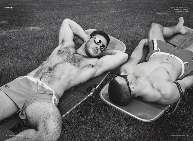 Jonathan Best and Adrien Kute by Simon Le