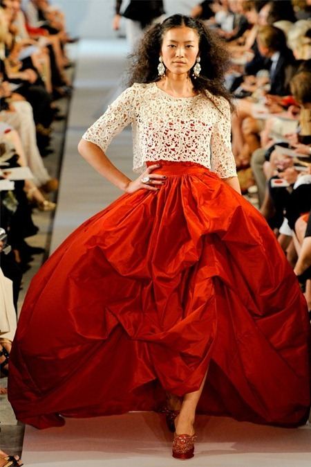 NEW YORK FASHION WEEK: OSCAR DE LA RENTA SPRING 2012