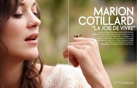 ELLE FRANCE: MARION COTILLARD BY PHOTOGRAPHER MATT JONES