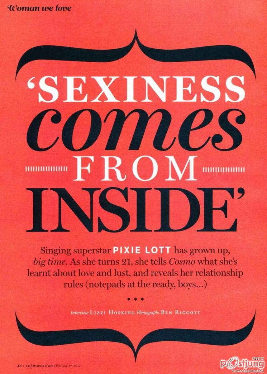 Pixie Lott @ Cosmopolitan UK February 2012