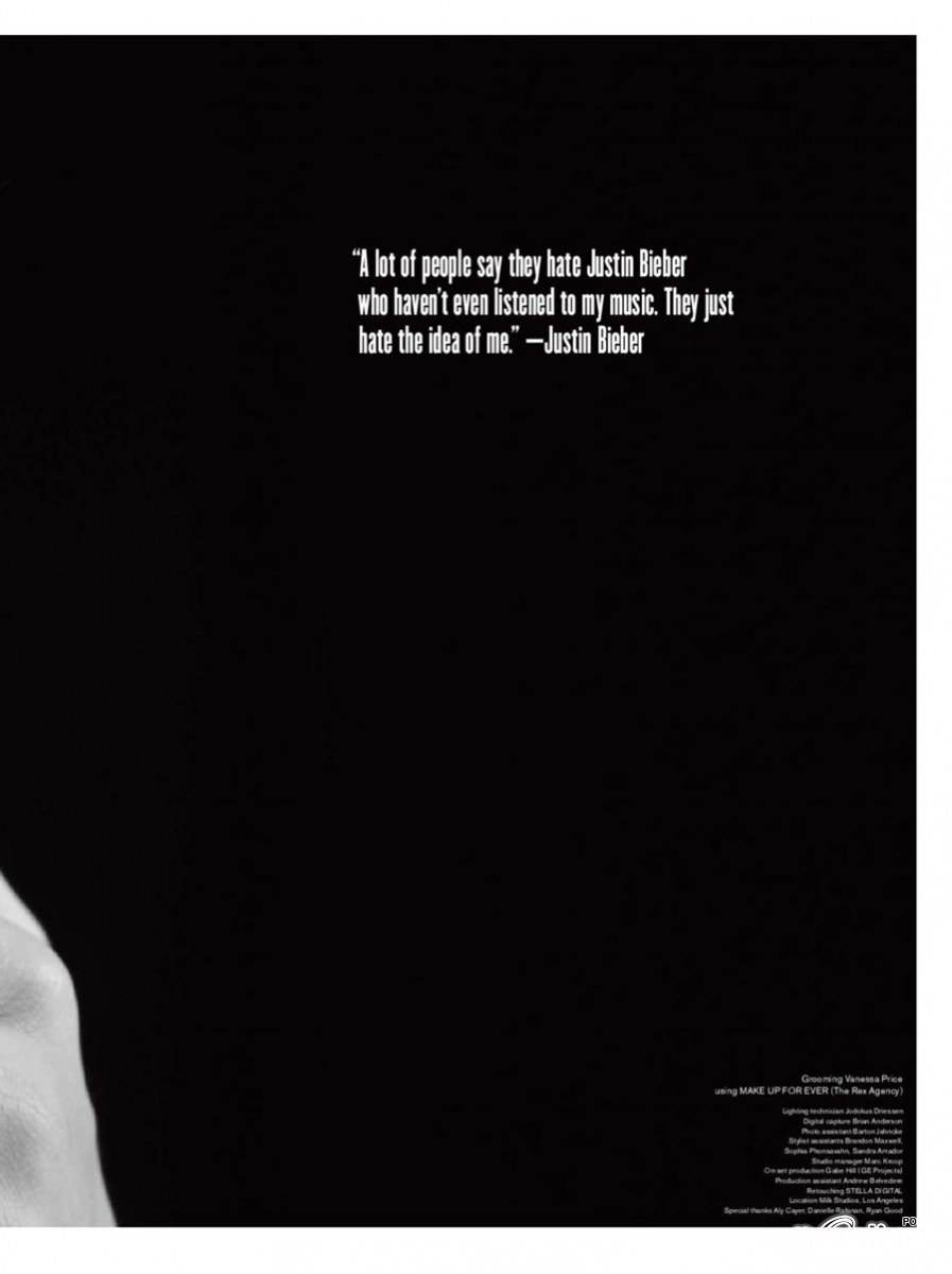 Justin Bieber @ V Magazine no.75 spring 2012