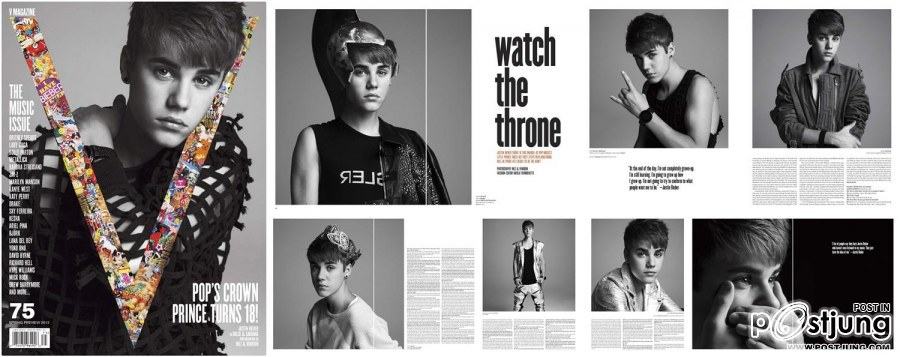 Justin Bieber @ V Magazine no.75 spring 2012