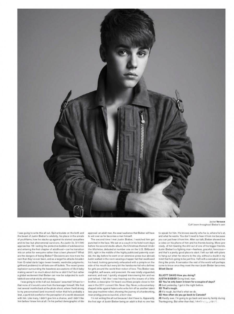 Justin Bieber @ V Magazine no.75 spring 2012
