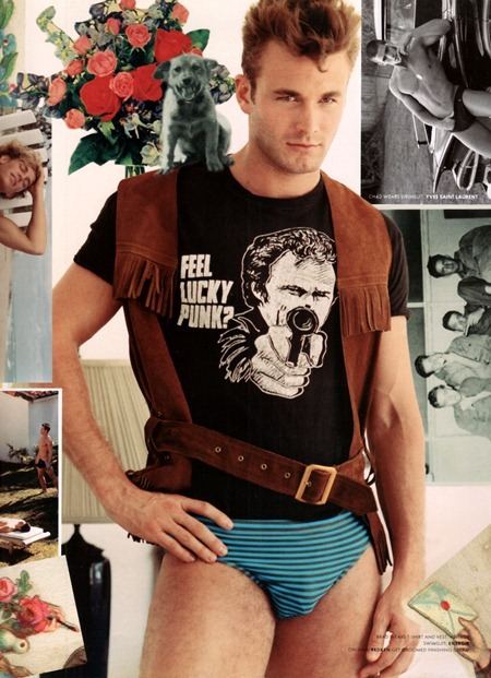 MASCULINE DOSAGE: CHAD WHITE FOR V MAN #6, SPRING/SUMMER 2006 BY PHOTOGRAPHER BRUCE WEBER
