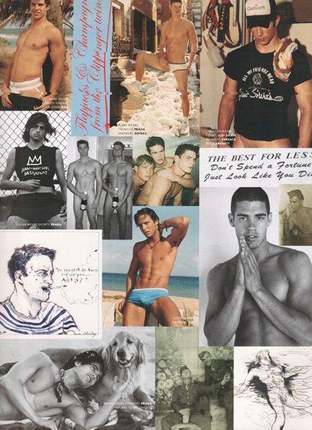 MASCULINE DOSAGE: CHAD WHITE FOR V MAN #6, SPRING/SUMMER 2006 BY PHOTOGRAPHER BRUCE WEBER