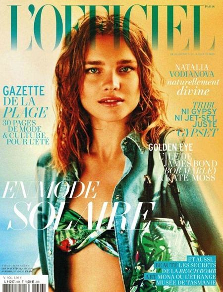 L'OFFICIEL UKRAINE: NATALIA VODIANOVA BY PHOTOGRAPHER ENRIQUE BADULESCU