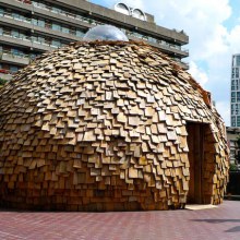 Balsa Wood House - Dome Tea Houses on Display in London